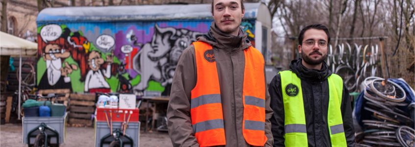 Warmgefahren Berlin - Kältehilfe mit Lastenrädern